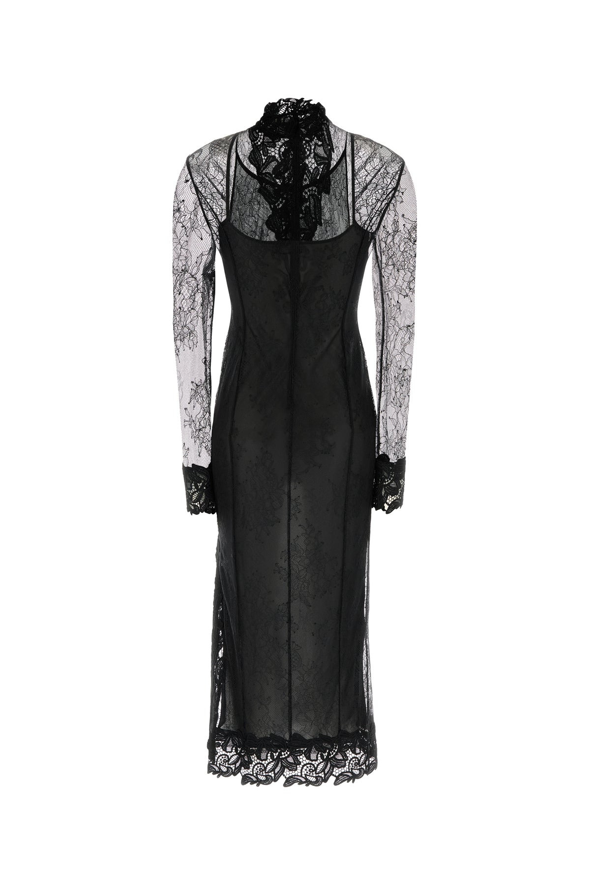 Black lace dress - 2