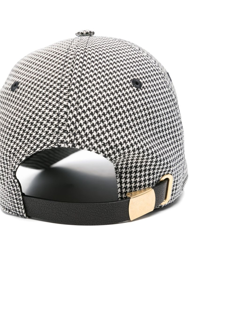 Alexander McQueen dogtooth baseball cap outlook