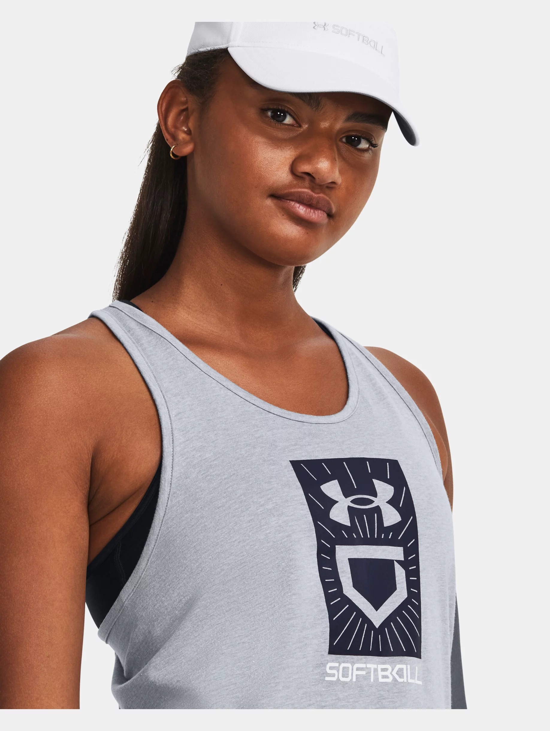 Women's UA Softball Plate Tank - 6