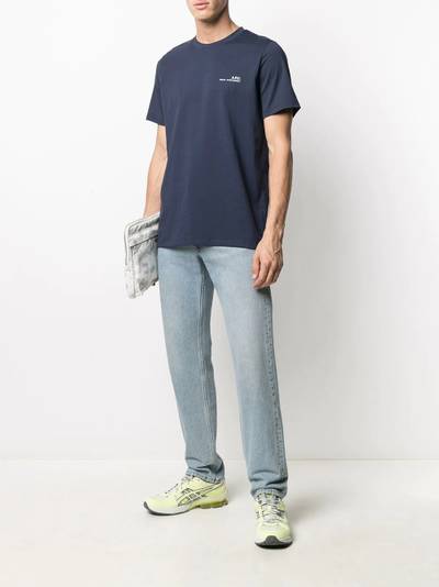 A.P.C. logo print short-sleeved T-shirt outlook