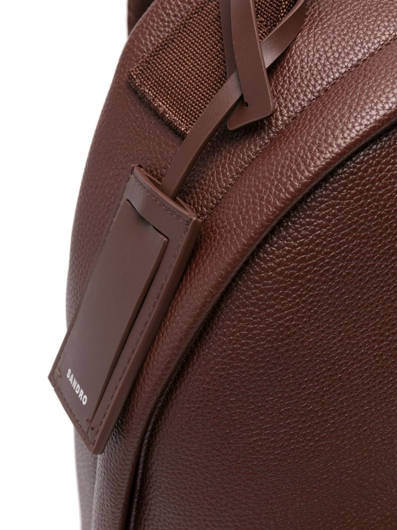 coated-finish zipped backpack 4