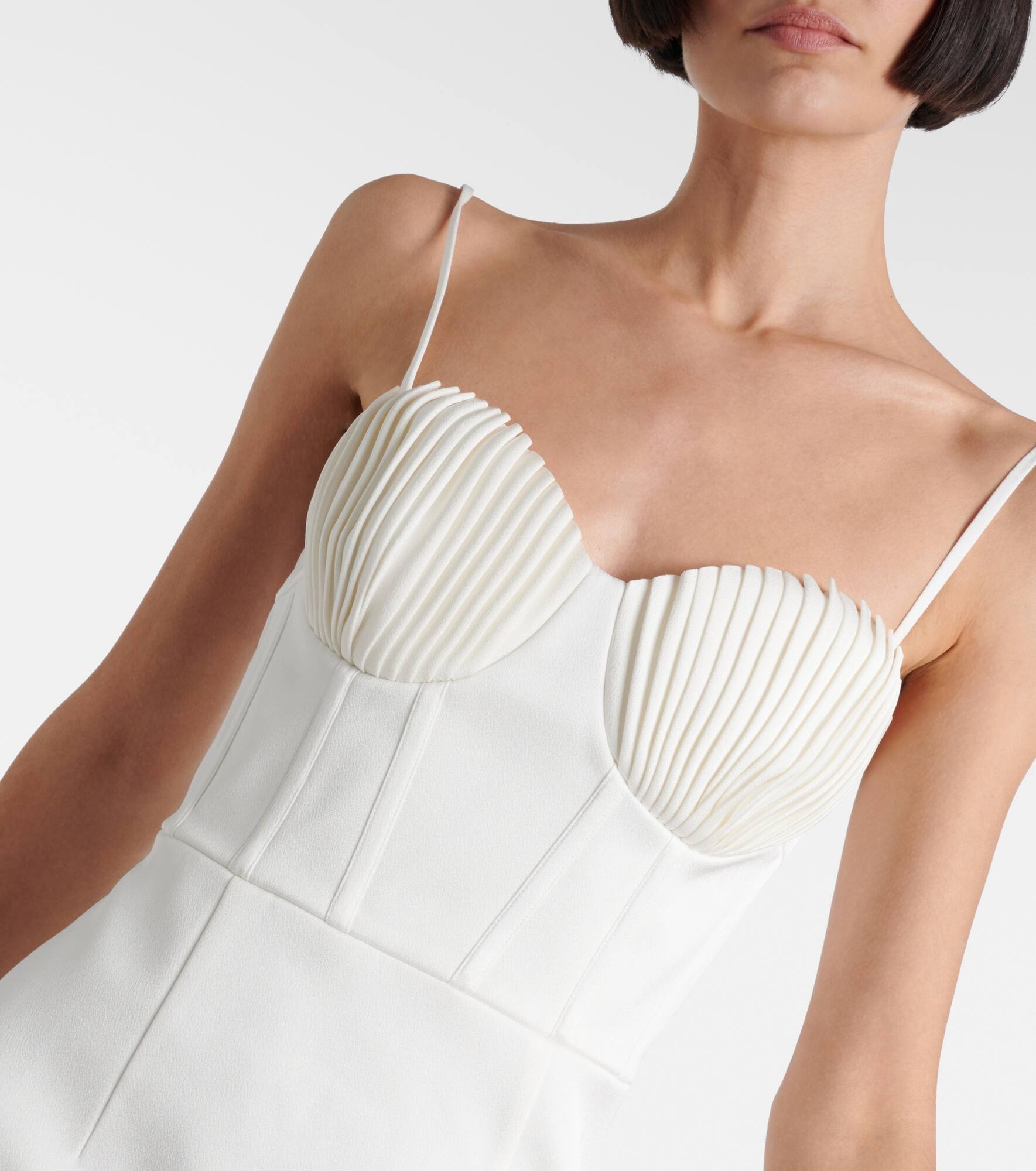 REBECCA VALLANCE Bridal Delaney midi dress | mytheresa