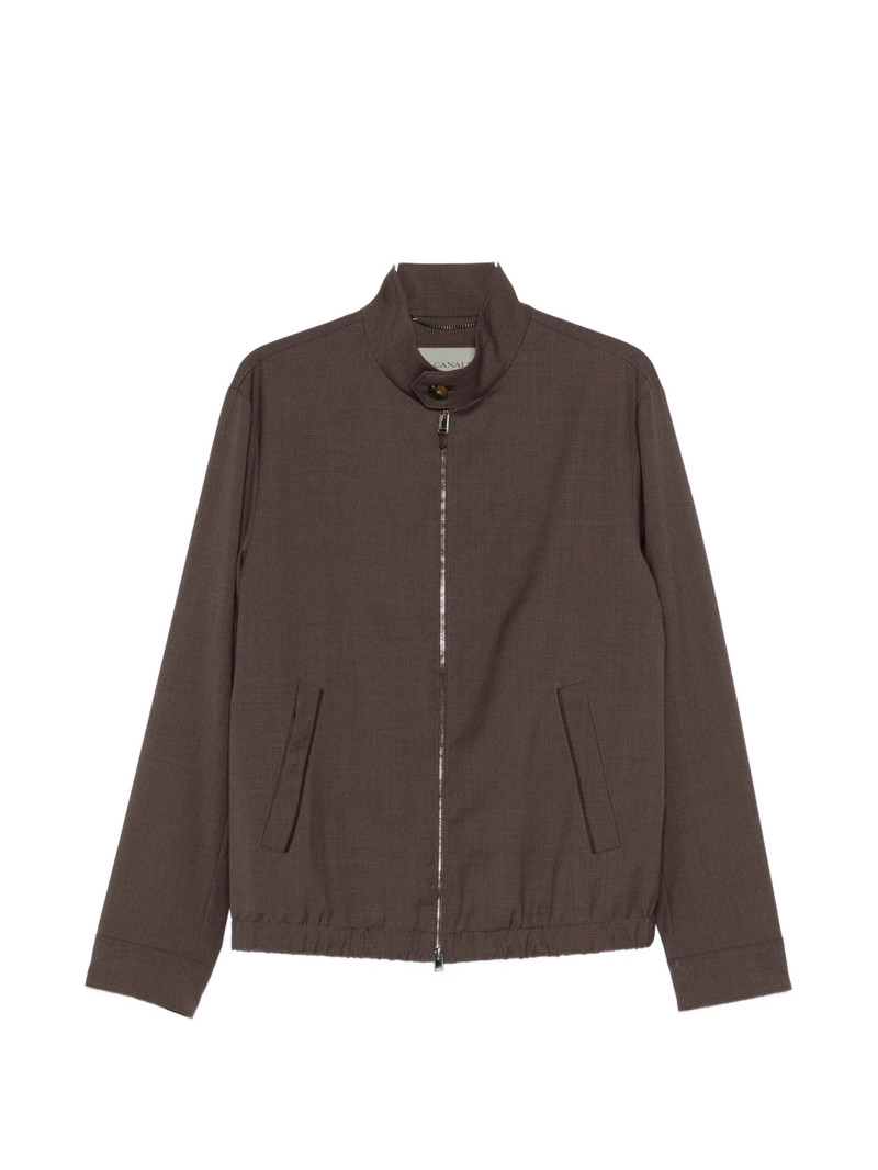 Canali Zip-fastening Pocket Overshirt 1