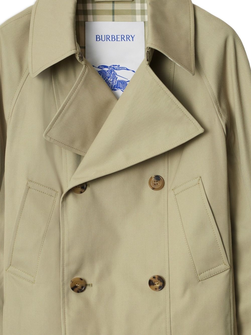 double-breasted trench jacket - 6