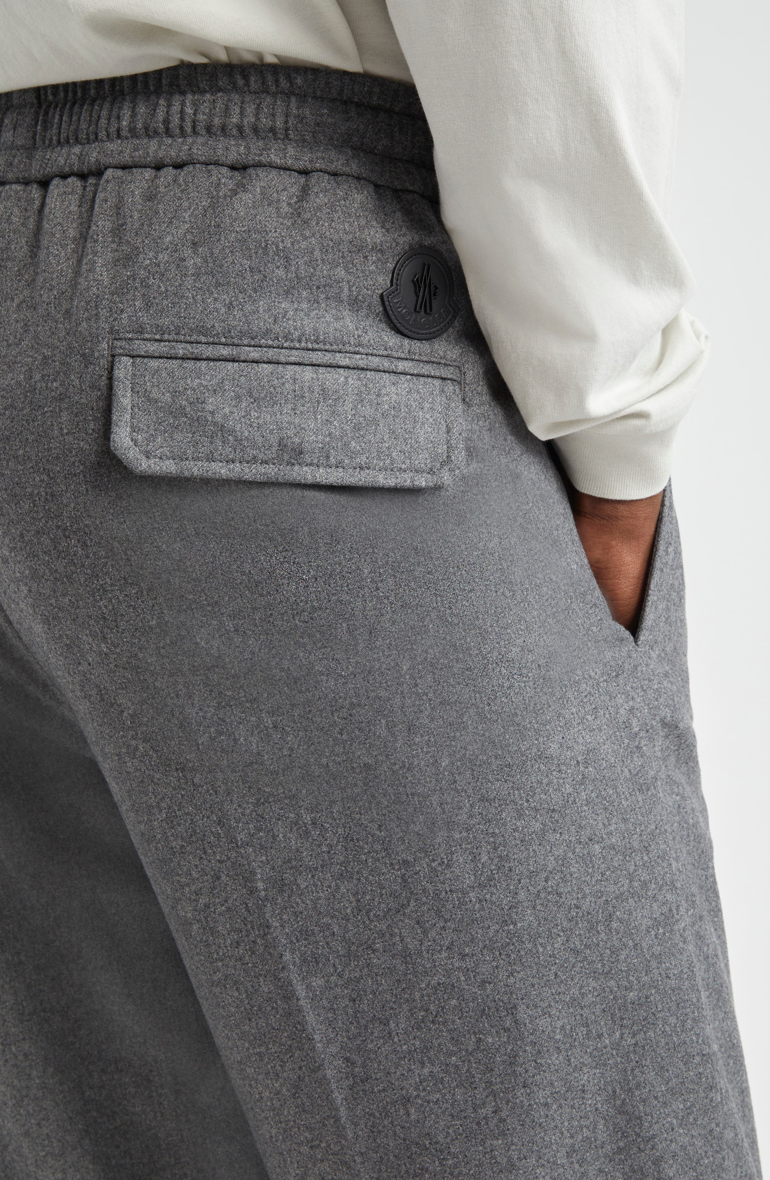 Sportivo Nylon & Cashmere Drawstring Pants - 5
