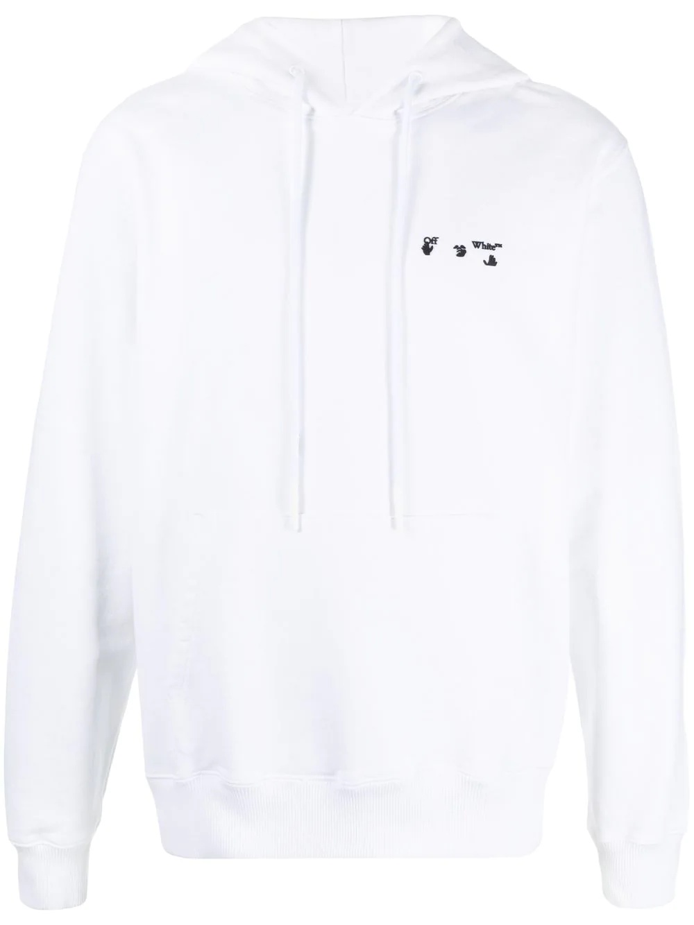 logo-print hoodie - 1