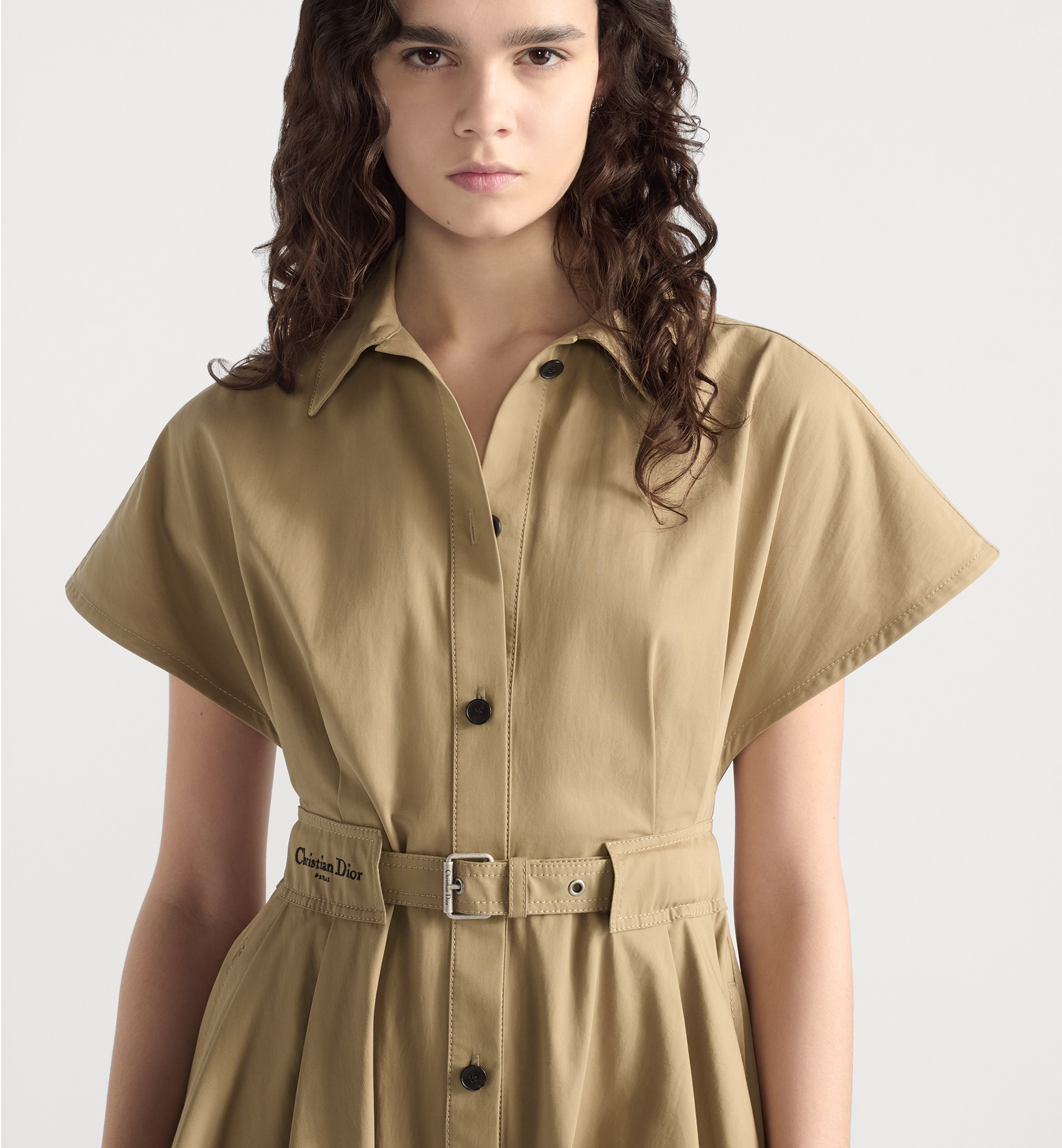 Dioriviera Mid-Length Belted Shirtdress - 4