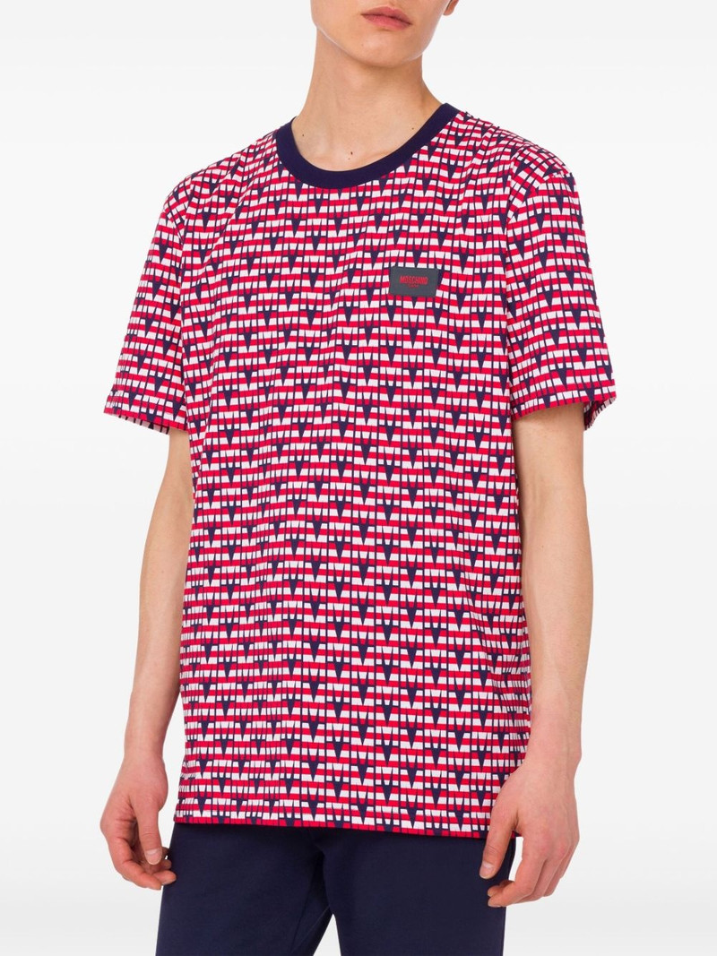 Moschino cotton swim top outlook