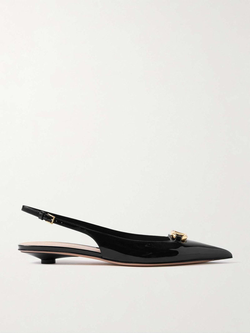 VLOGO Bold 20 embellished patent-leather pumps 1