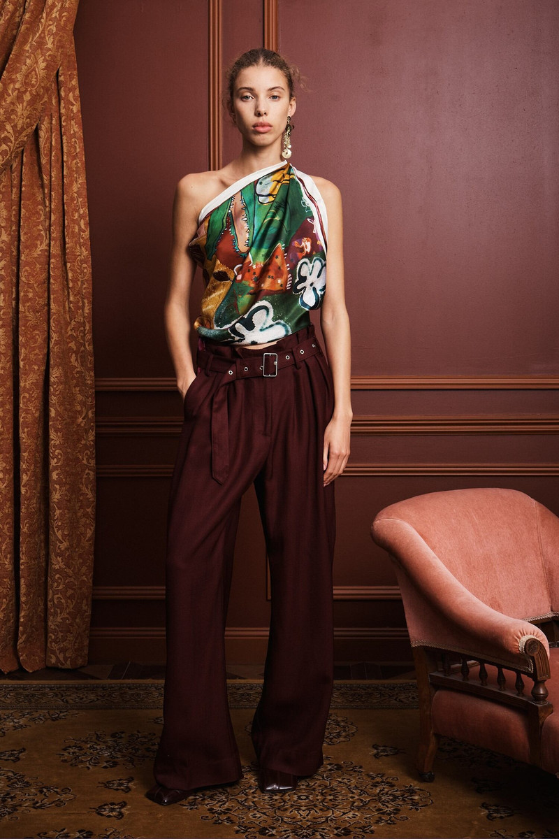 ALÉMAIS Mlak Silk Scarf outlook