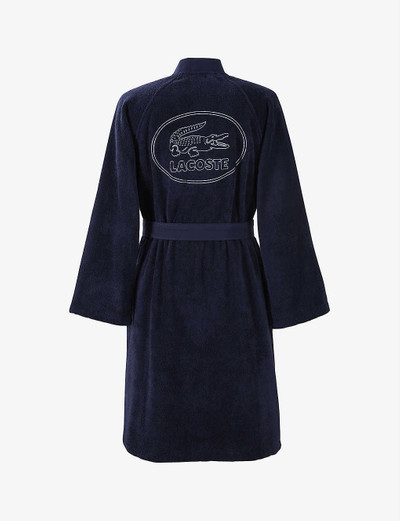 LACOSTE L Defile organic-cotton bathrobe outlook