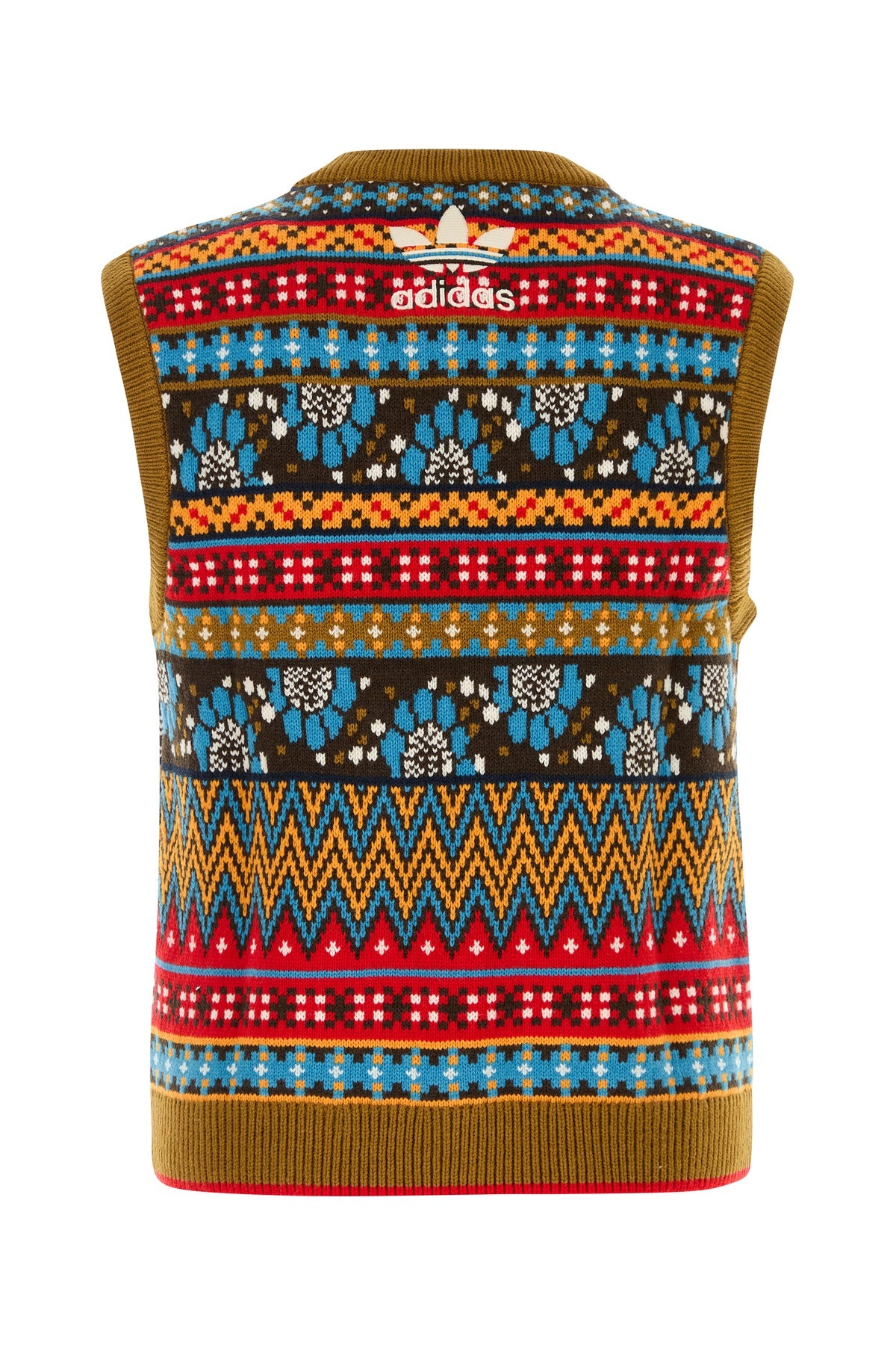 Embroidered acrylic blend Adidas X Wales Bonner vest - 2