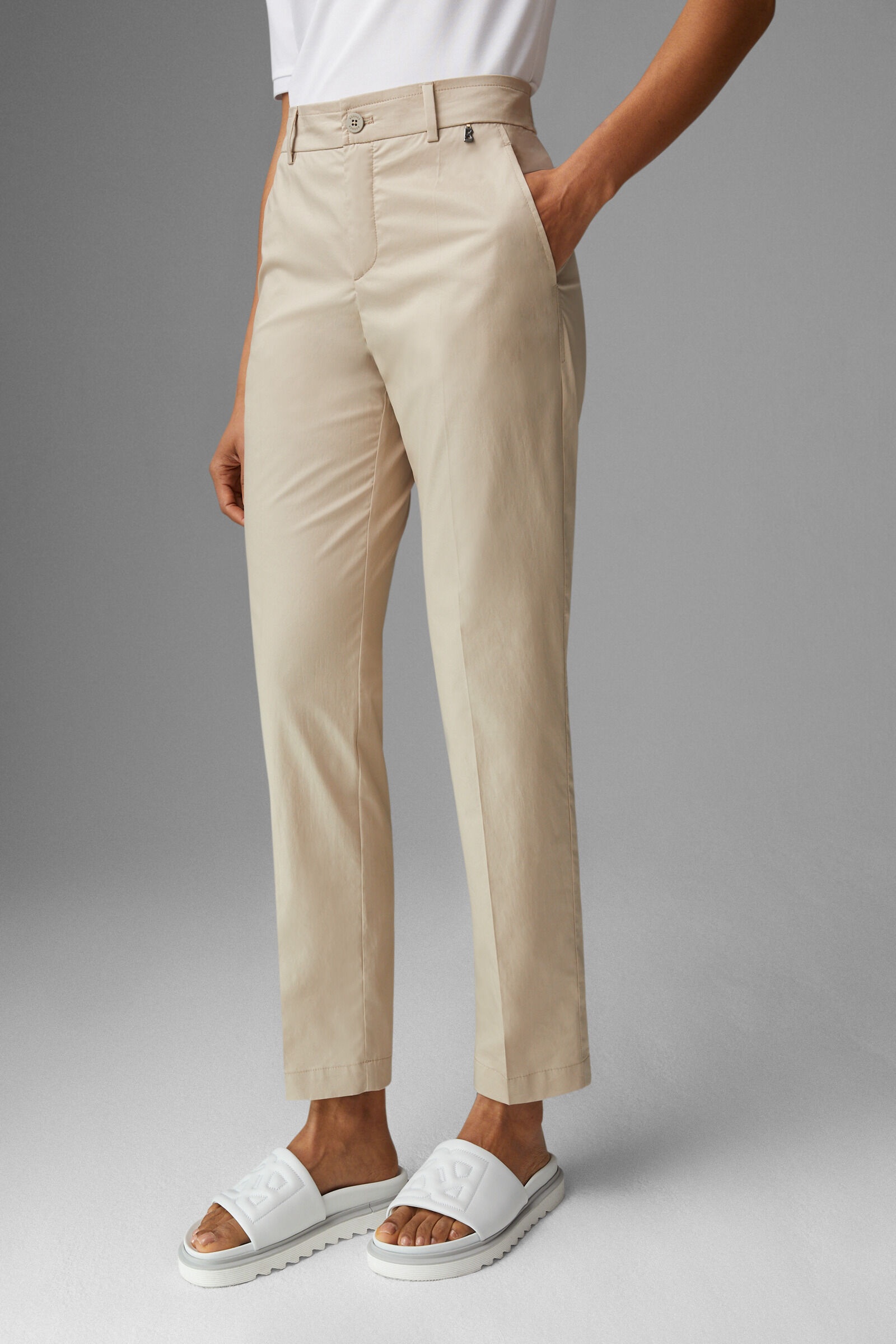 Abbie Pants in Beige - 2