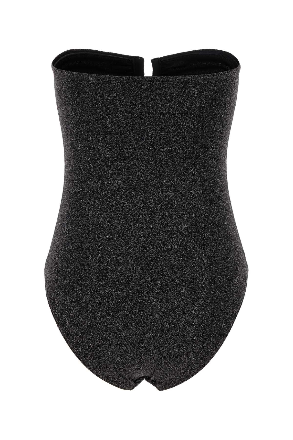 Eres Women Black Stretch Nylon Blend Scintillant Swimsuit - 2