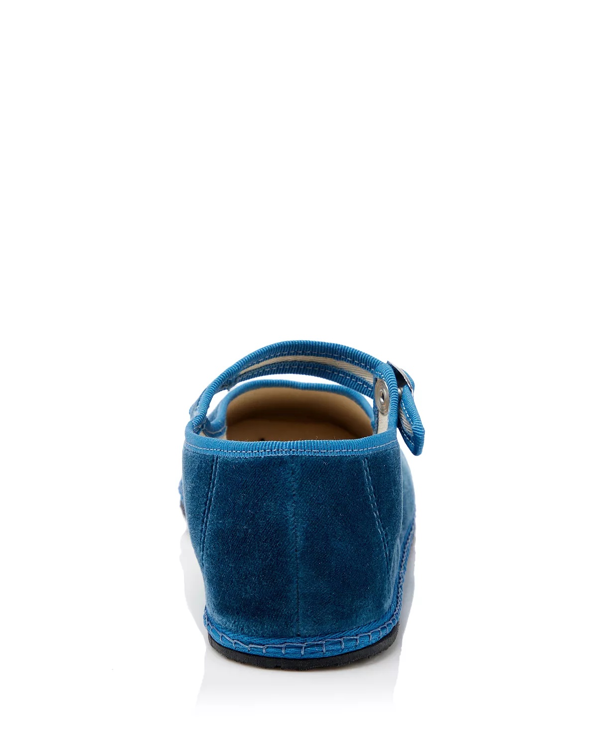 Women's Mary Jane Velvet Ballet Flats - 4