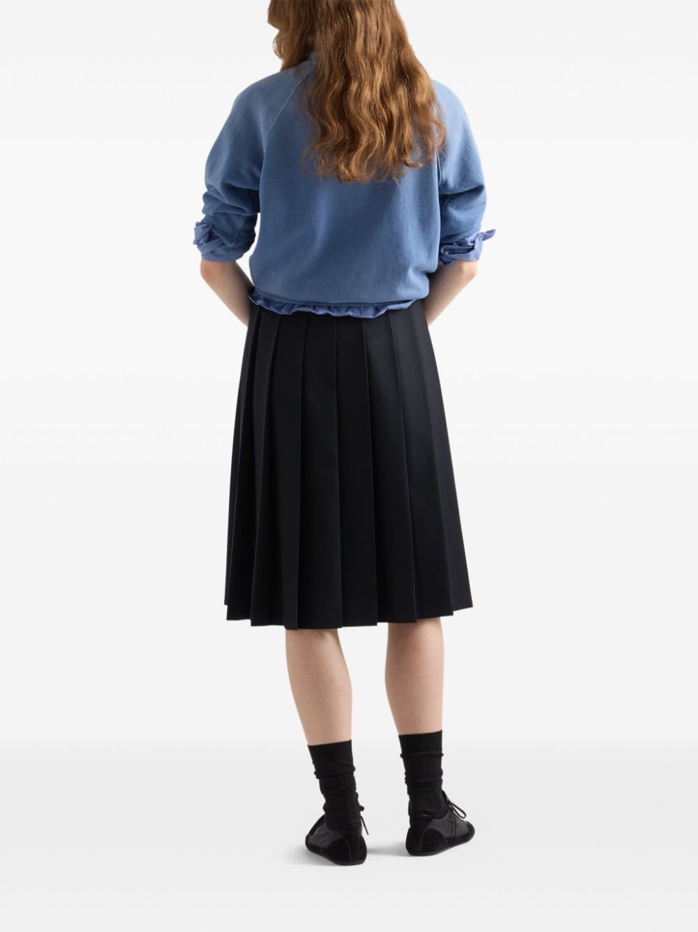 cotton crew-neck sweatshirt - 3