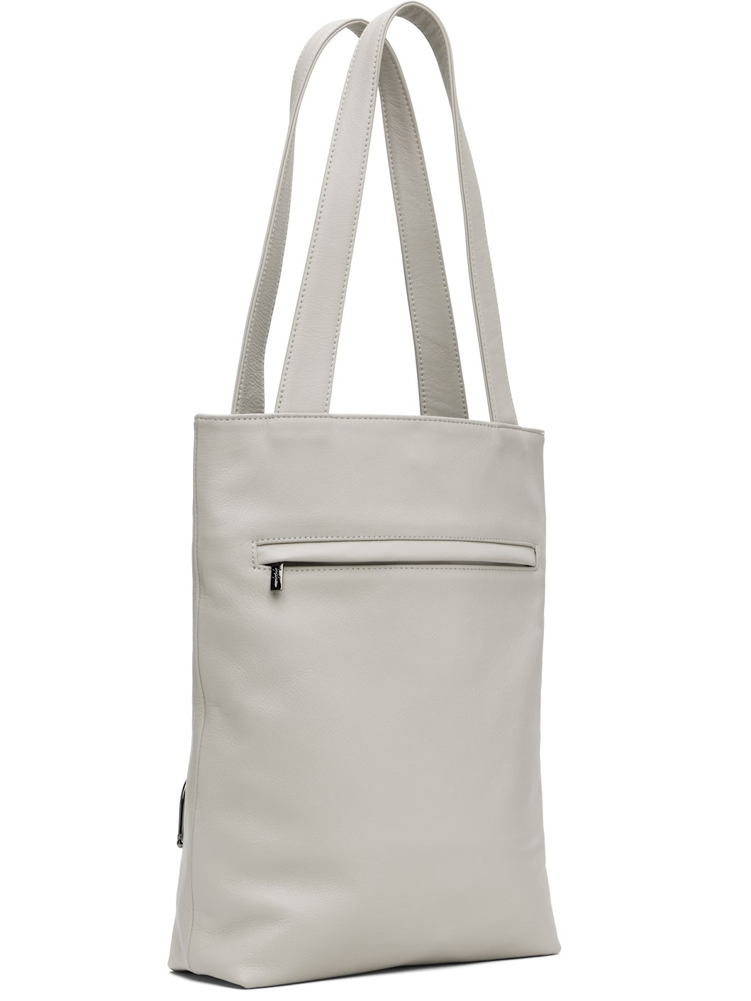 Gray Clasp Tote - 3