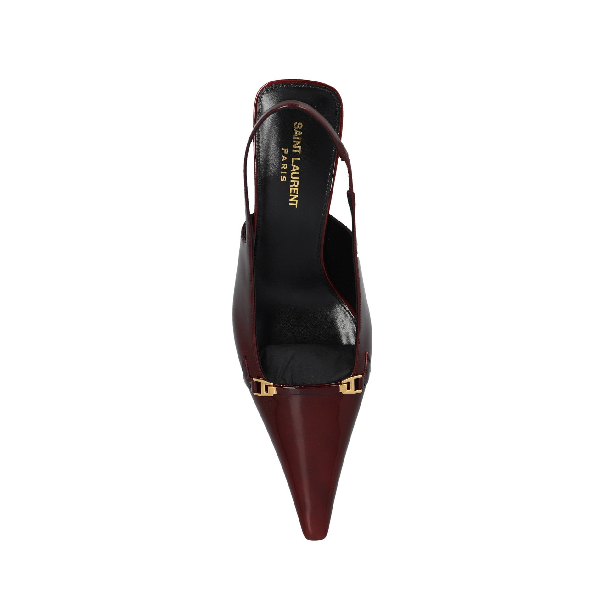 Saint Laurent 'Carine Leather Slingback Pumps Women - 5