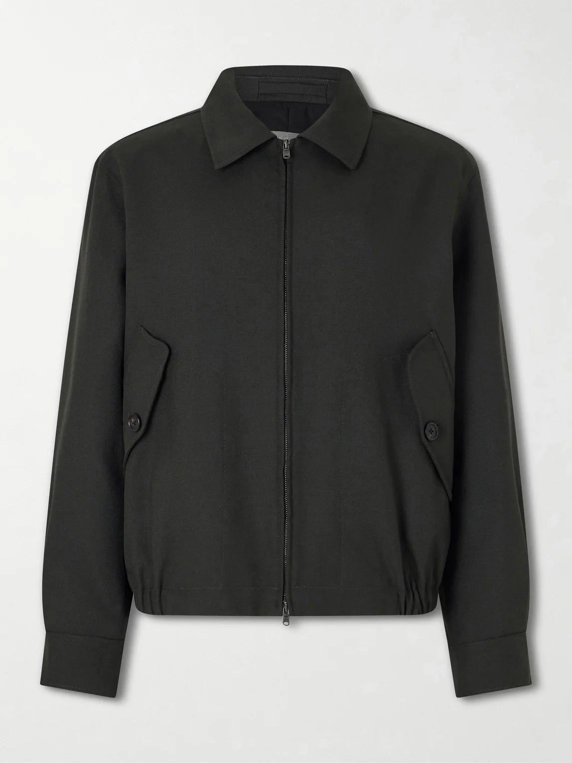 Virgin Wool Blouson Jacket - 1