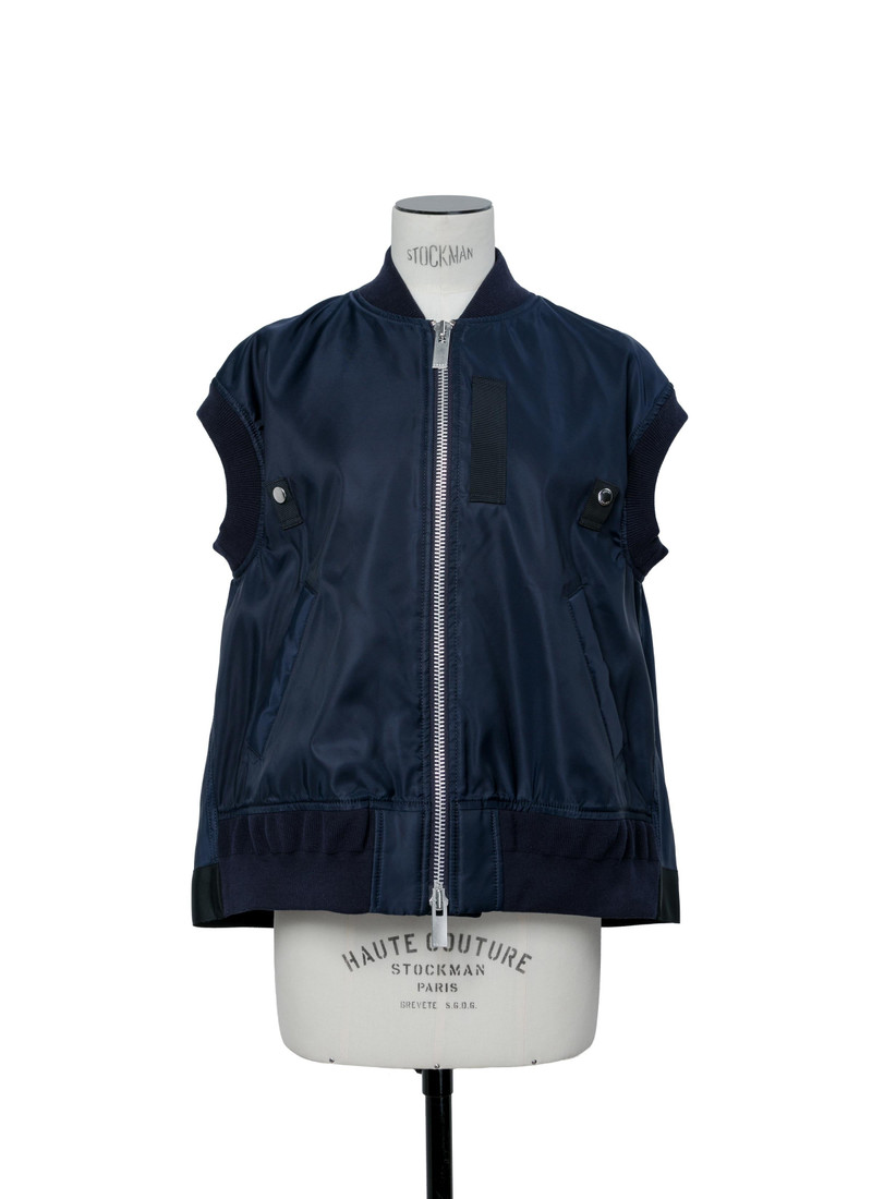 sacai Nylon Twill Vest outlook