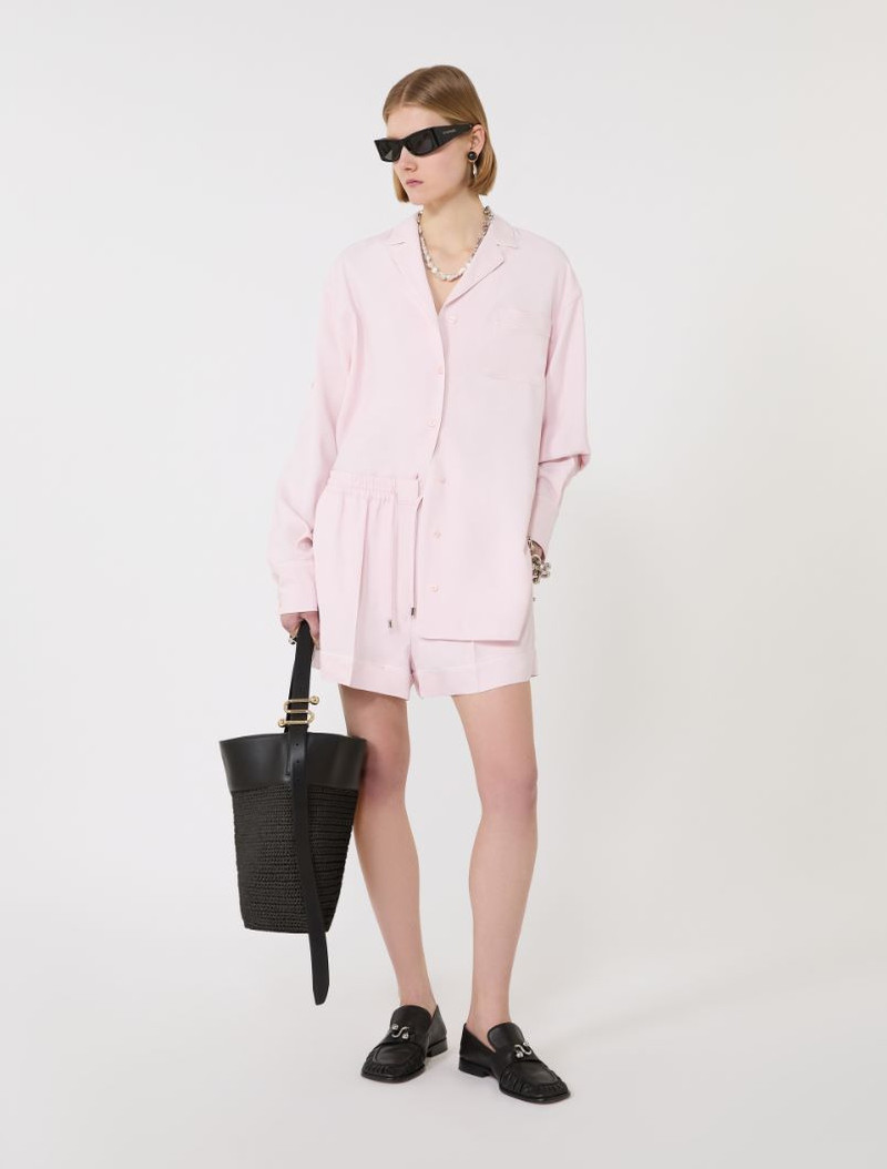 Sportmax Satin overshirt - pink outlook