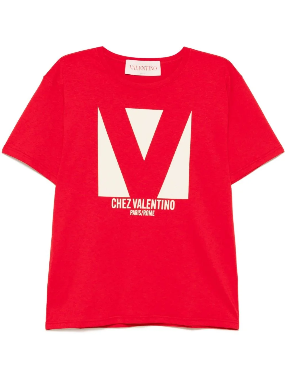 logo-print T-shirt - 1