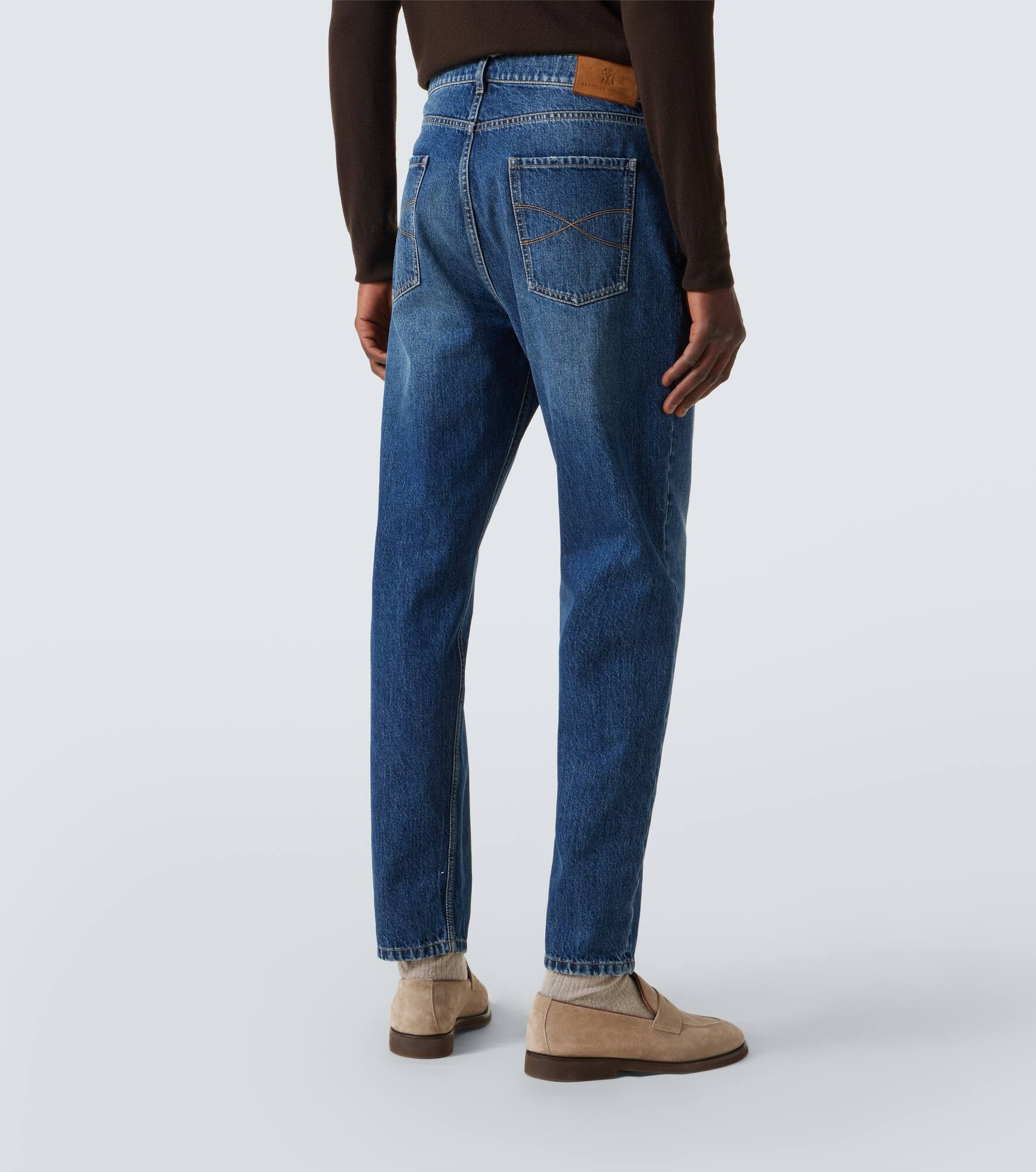 Mid-rise slim jeans - 4