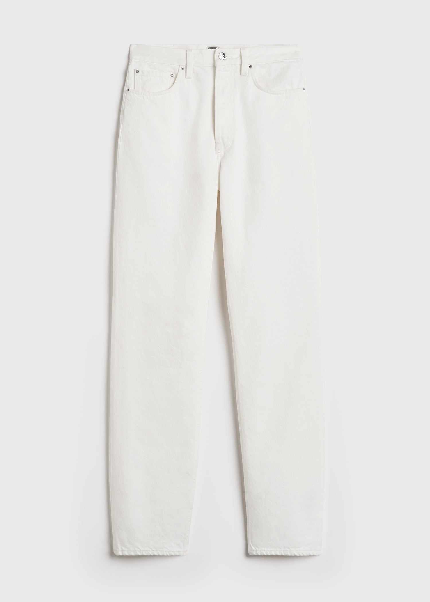 Classic cut denim full length off-white - 1