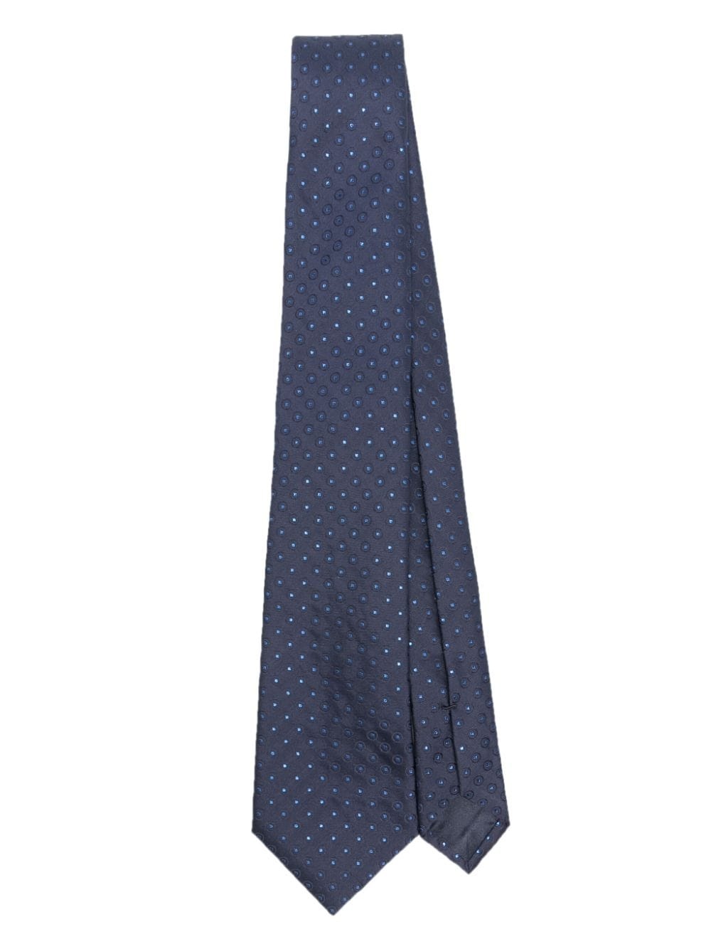 patterned-jacquard tie - 1