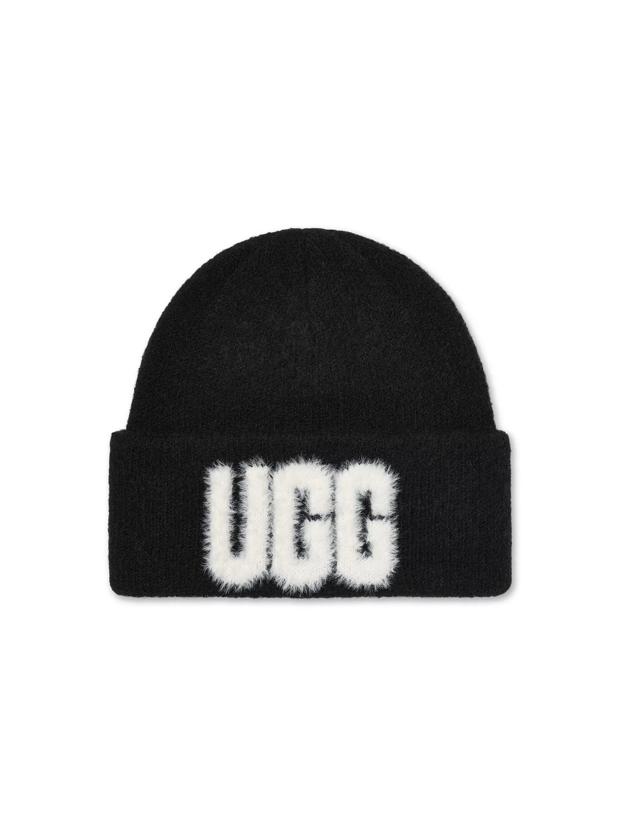 Fuzzy UGG Logo Beanie - 1