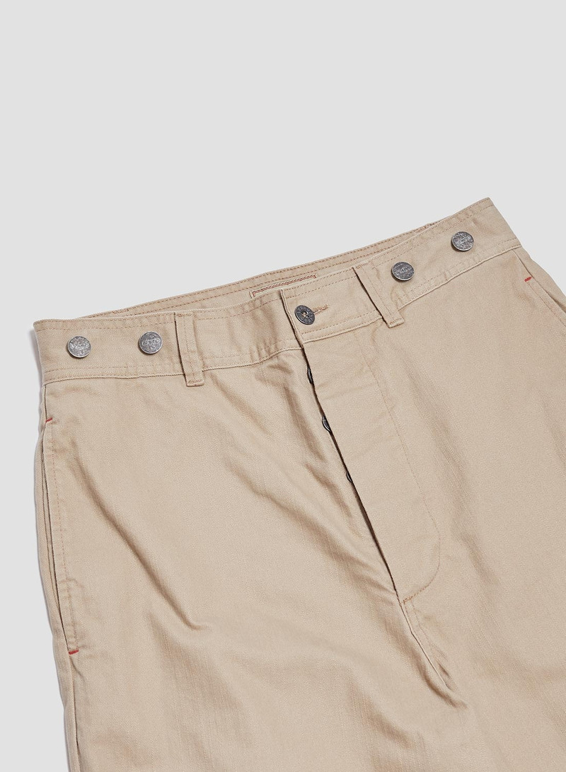 Railroad Pant Cotton Twill in Tan 5