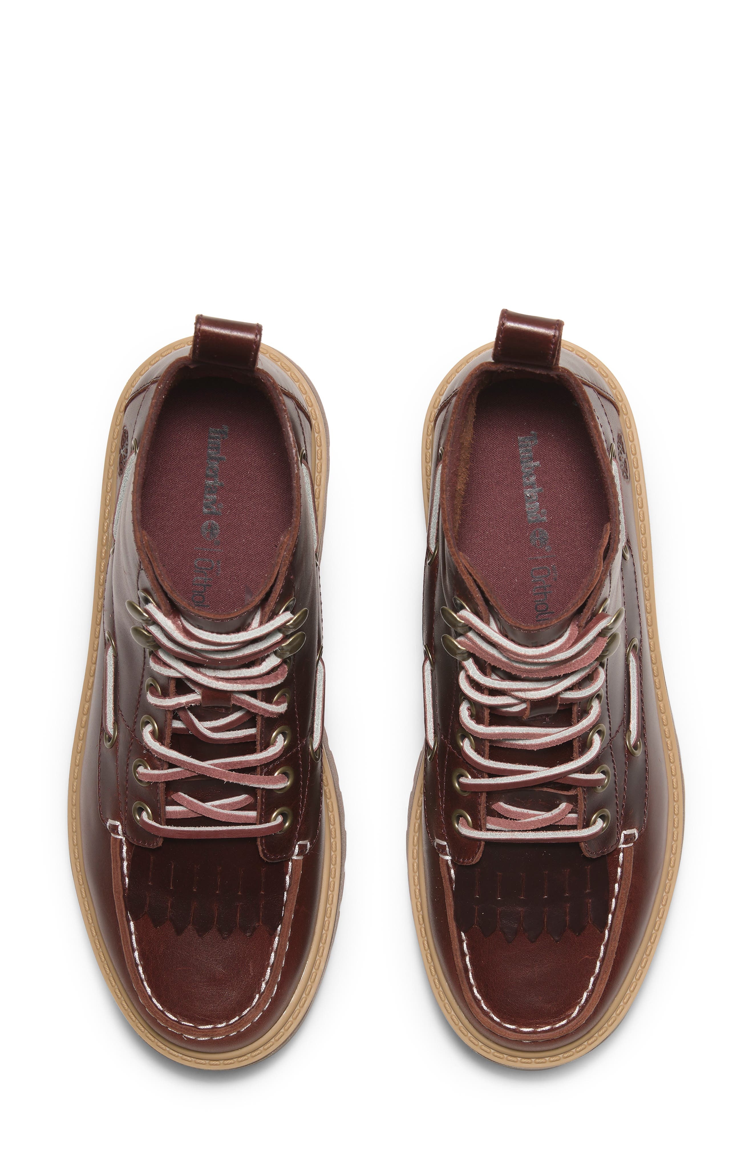 Timberland Stone Street Platform Hiking Boot in Burgundy Full Grain at Nordstrom - 3