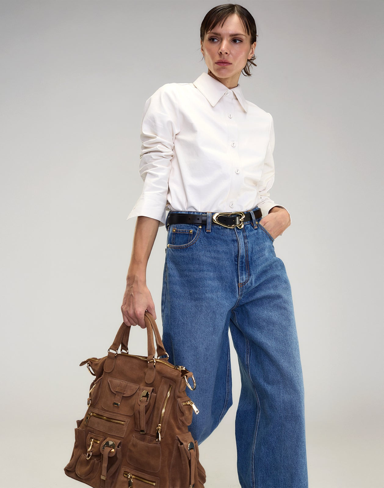 The London Leather Button Up Shirt - 2