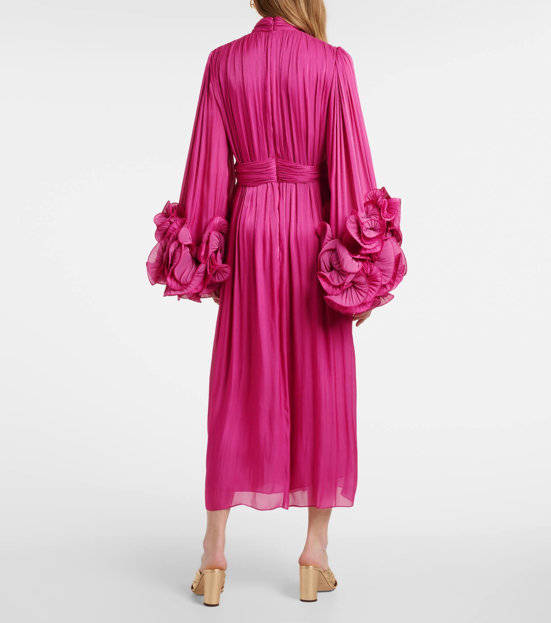 Ruffled midi dress - 3