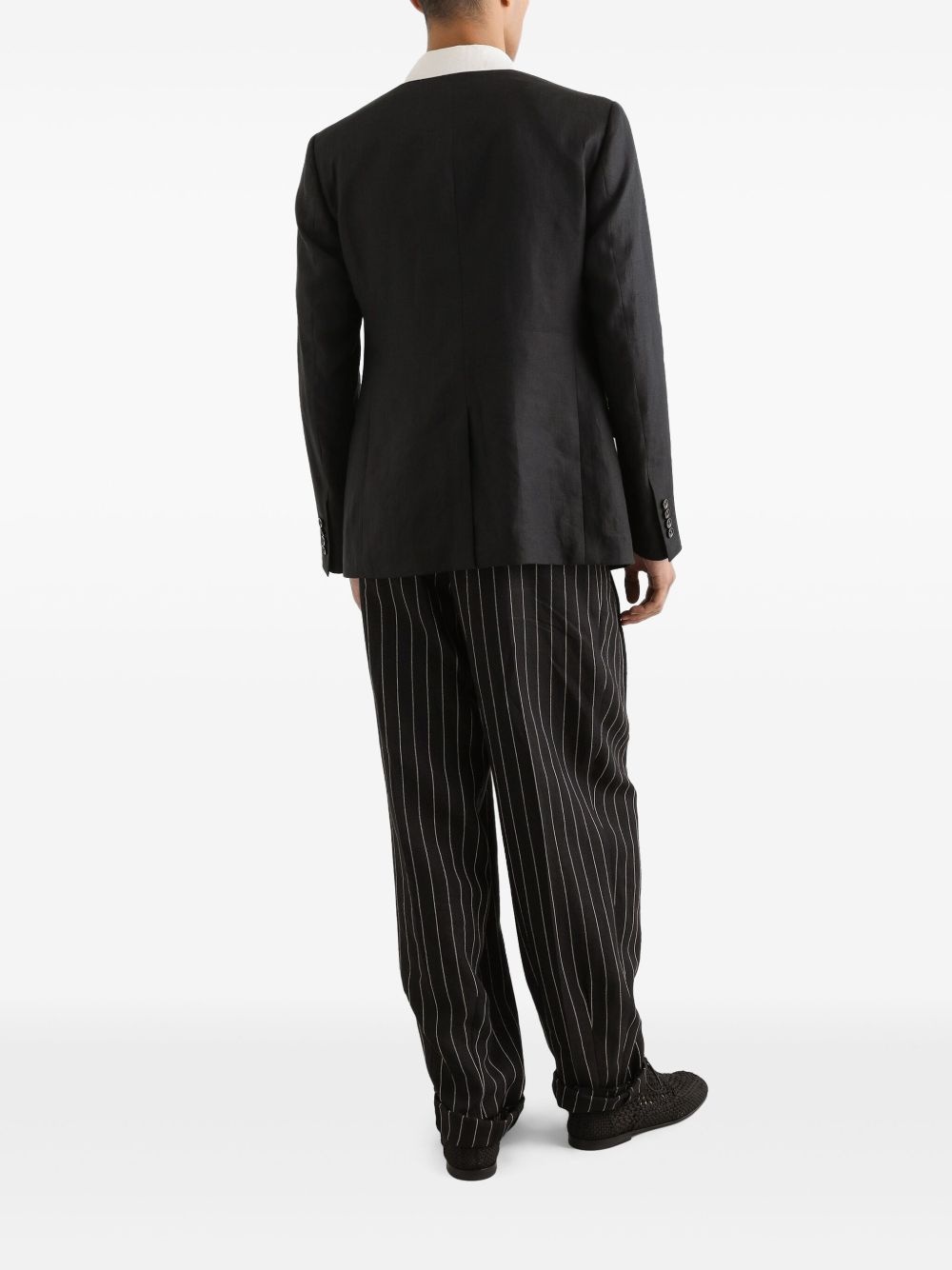 striped tailored pants - 3