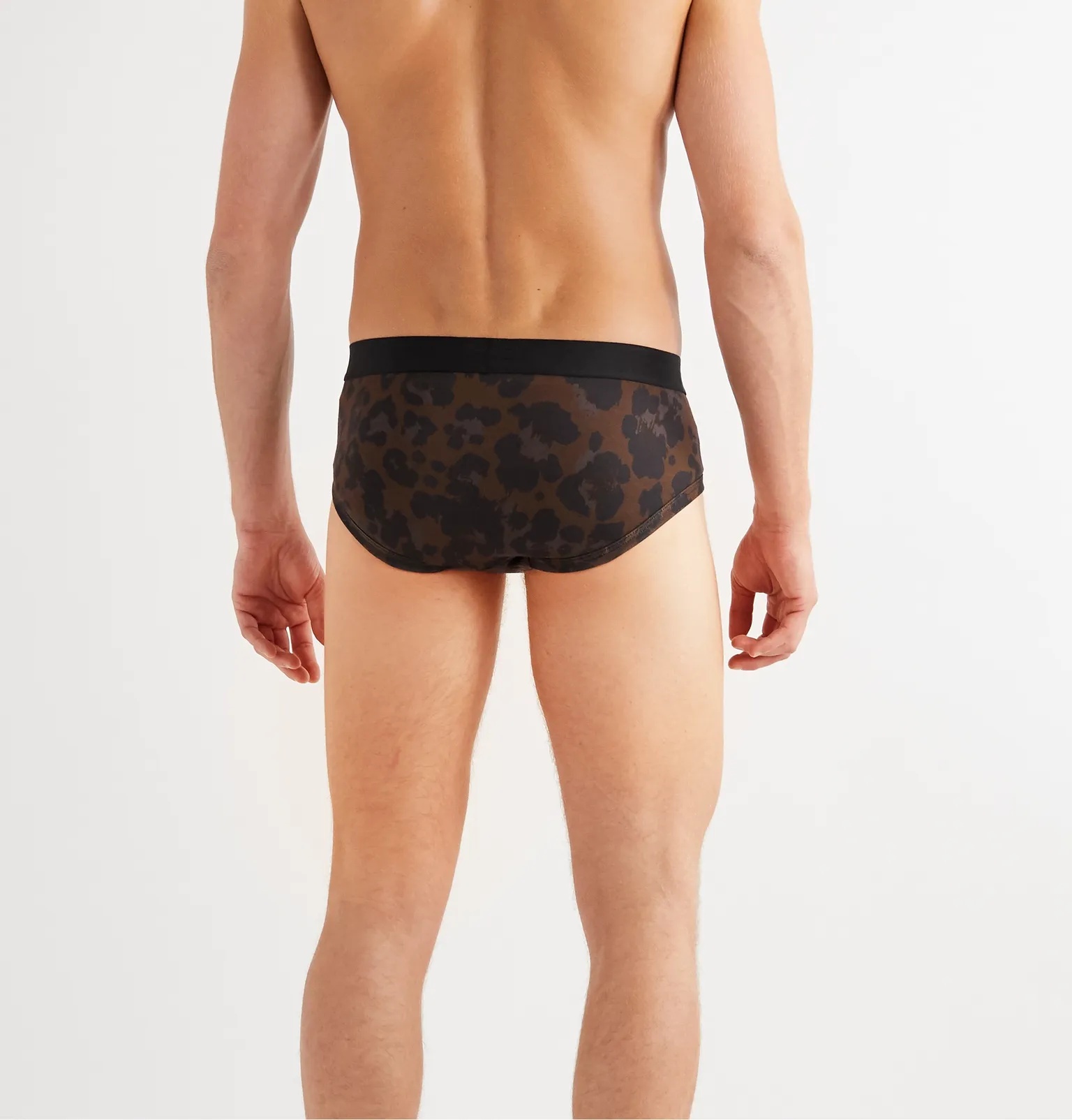 Leopard-Print Stretch-Cotton Briefs - 3