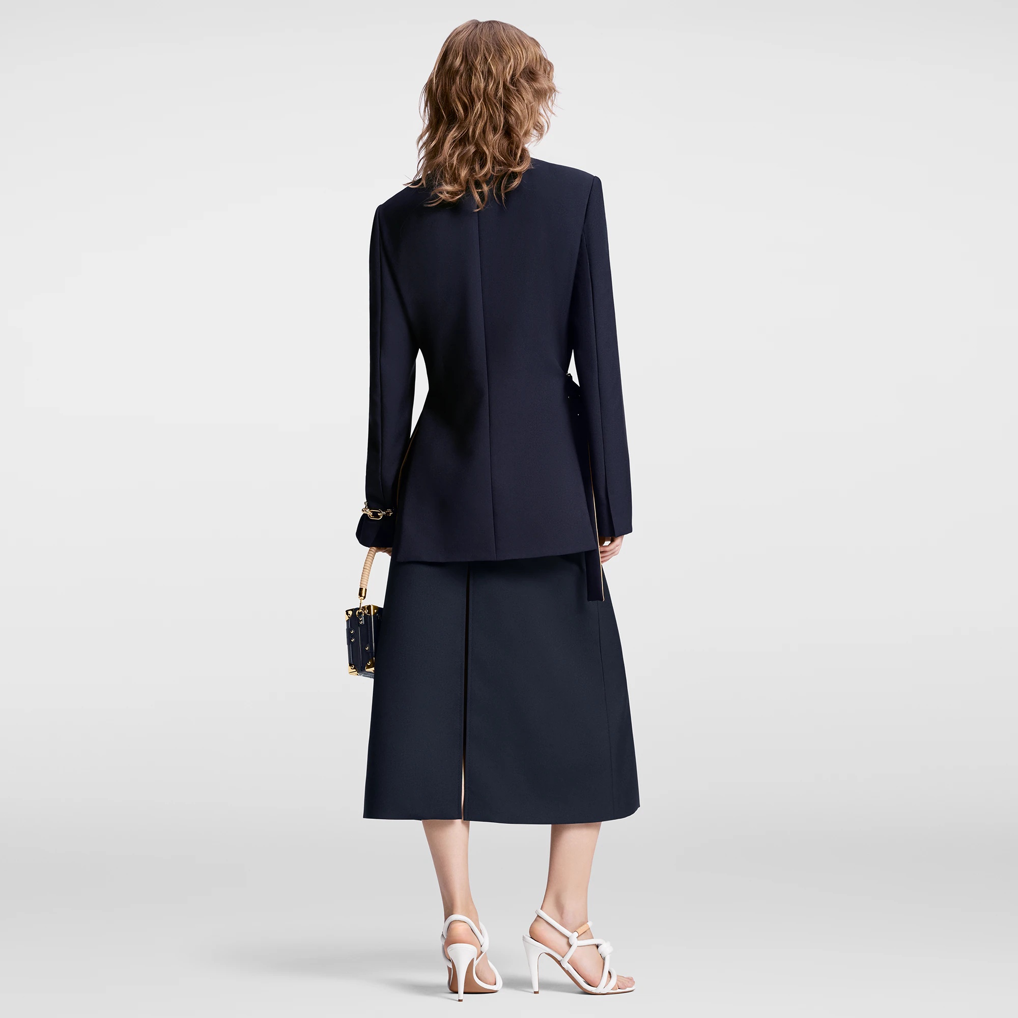 Technical Gabardine Wrap Blazer - 3