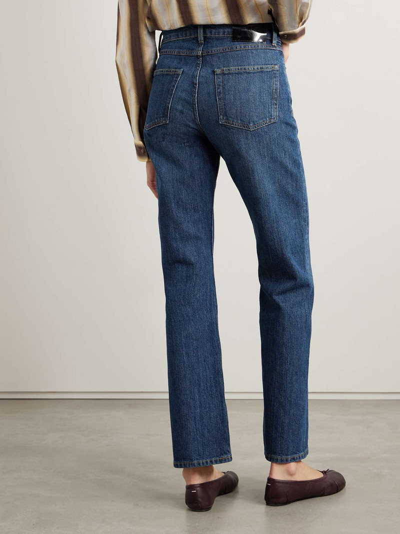 Linear high-rise straight-leg jeans 4
