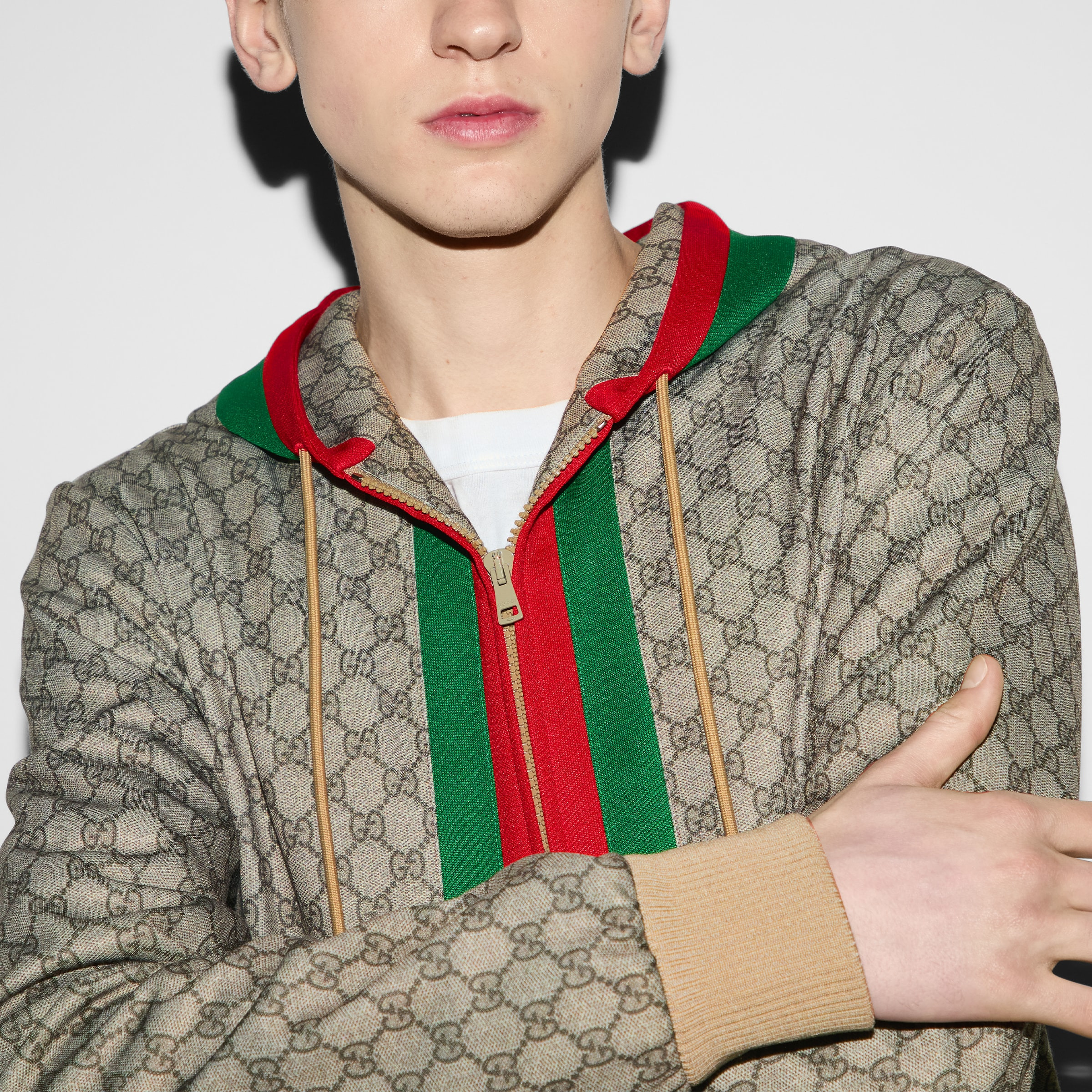 Technical jersey zip jacket with Web - 5