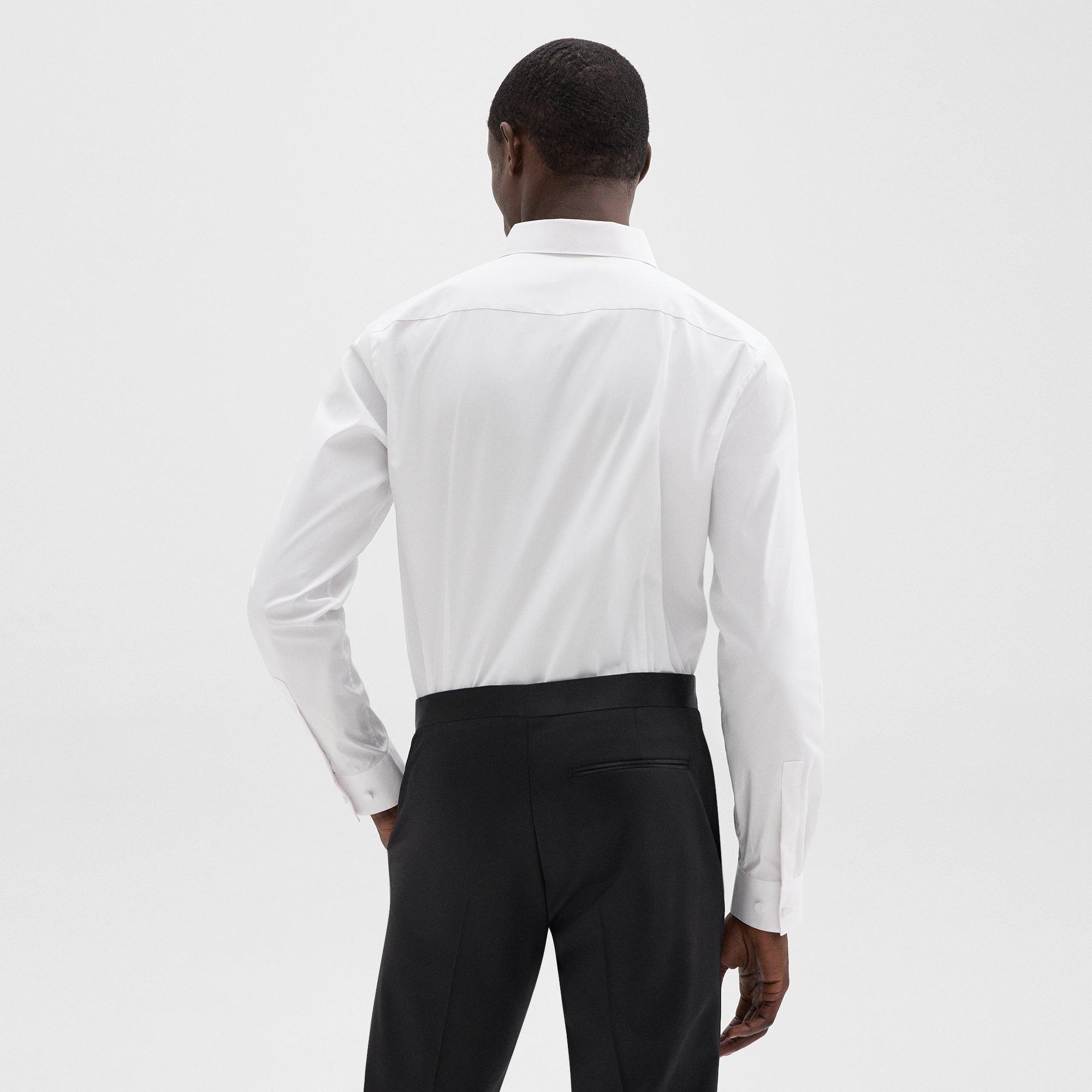 Sylvain Tuxedo Shirt in Stretch Cotton-Blend - 4