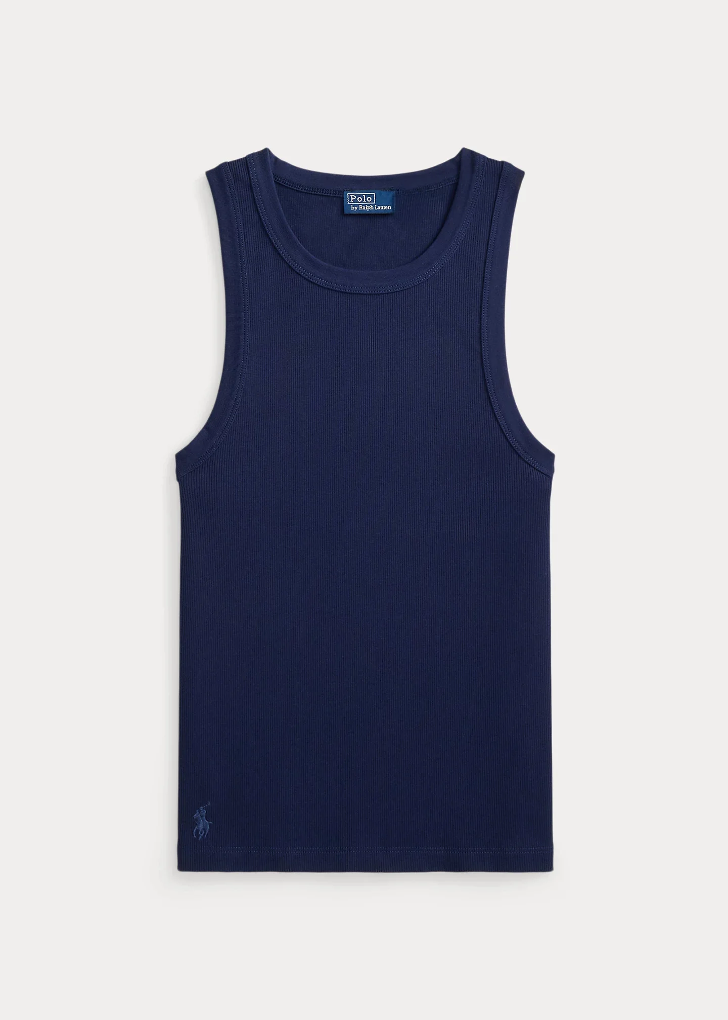 Ribbed Cotton Tank Top - 1