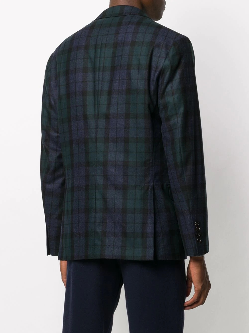 tartan blazer jacket - 4