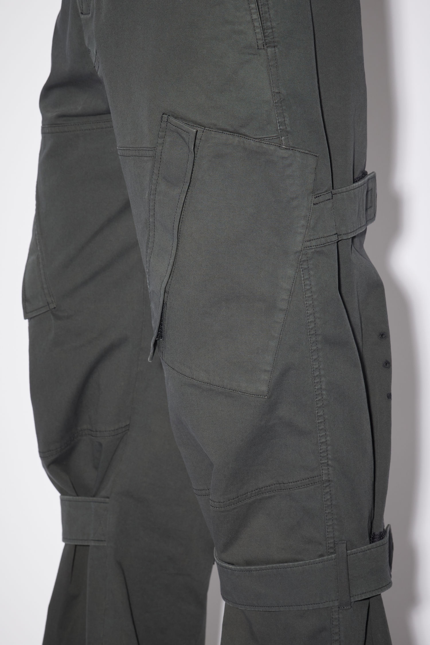 Chevron cargo pants - Anthracite grey - 6