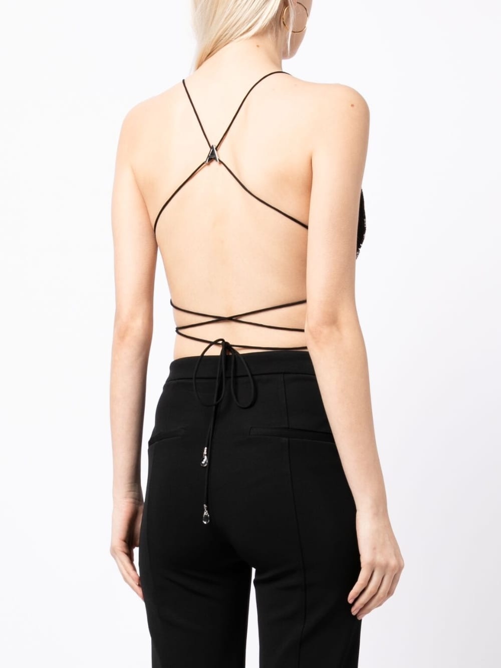 embroidered-detail top - 4