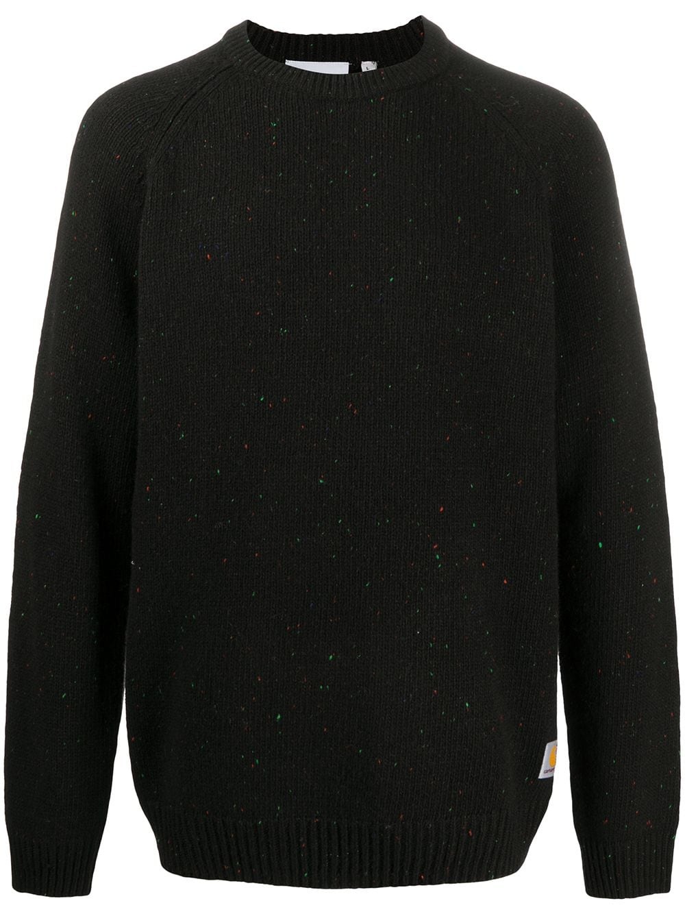 fitted knitted jumper - 1