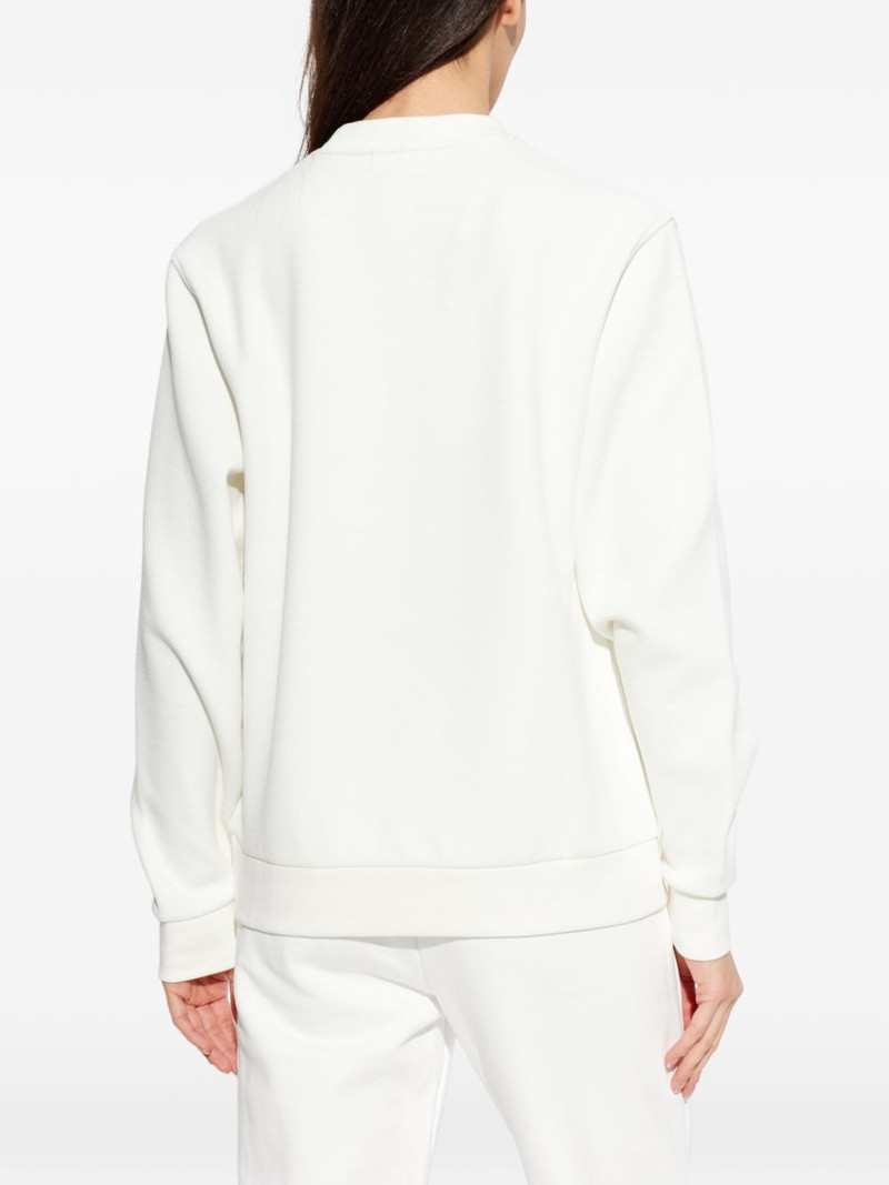 embroidered crew-neck sweatshirt 4