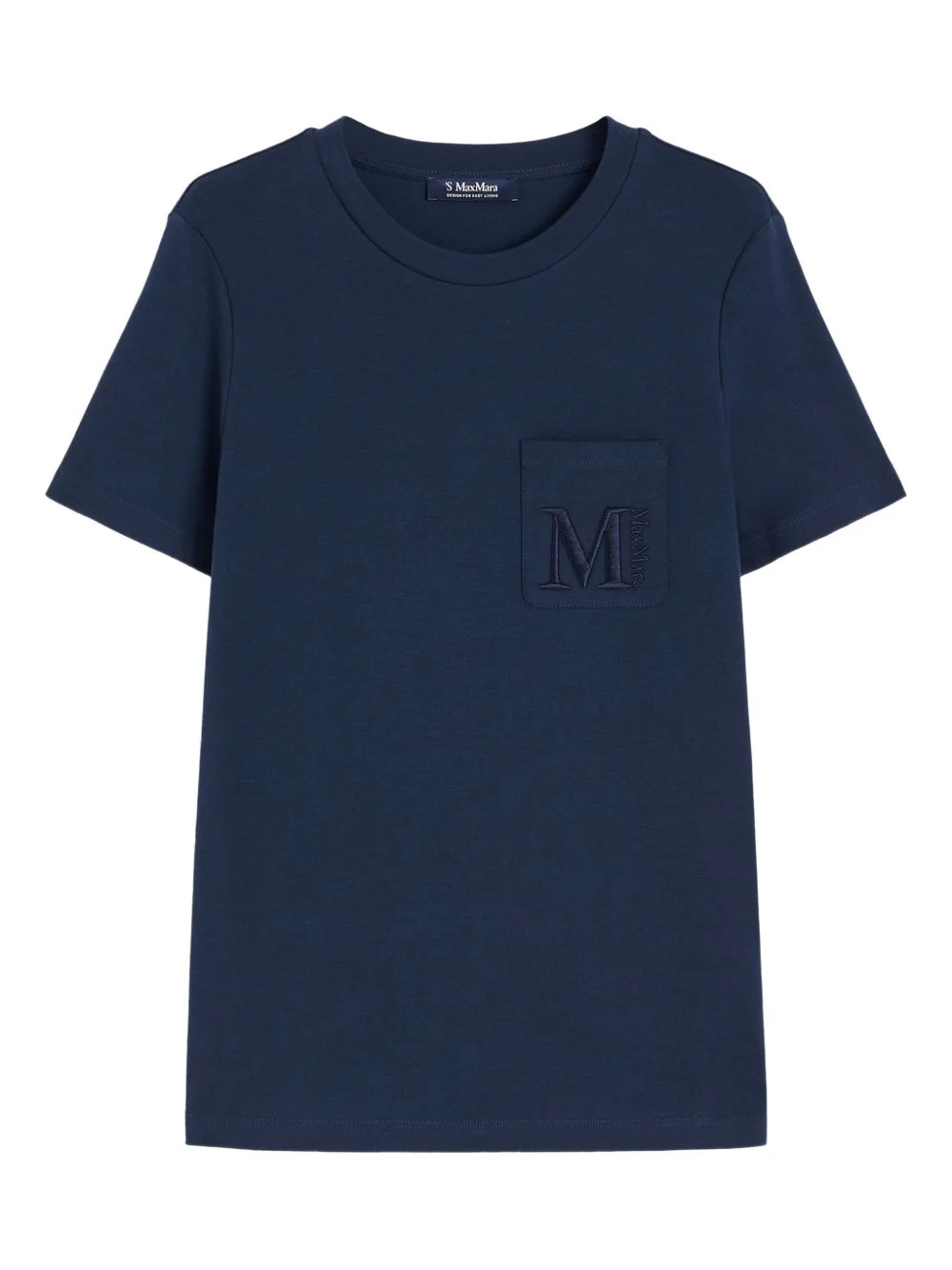 patch-pocket T-shirt - 1