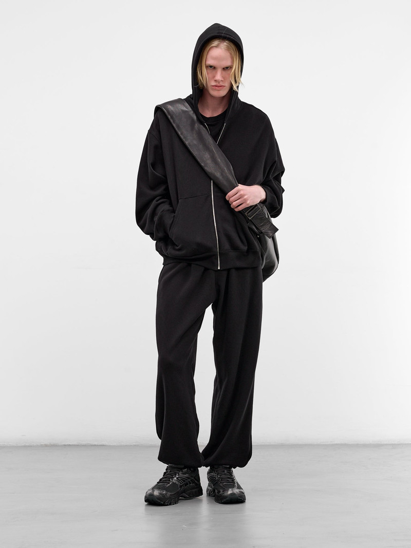 ssstein Black Cotton-Cashmere Joggers outlook