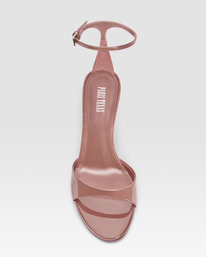 Patent leather sandal with ankle strap 5
