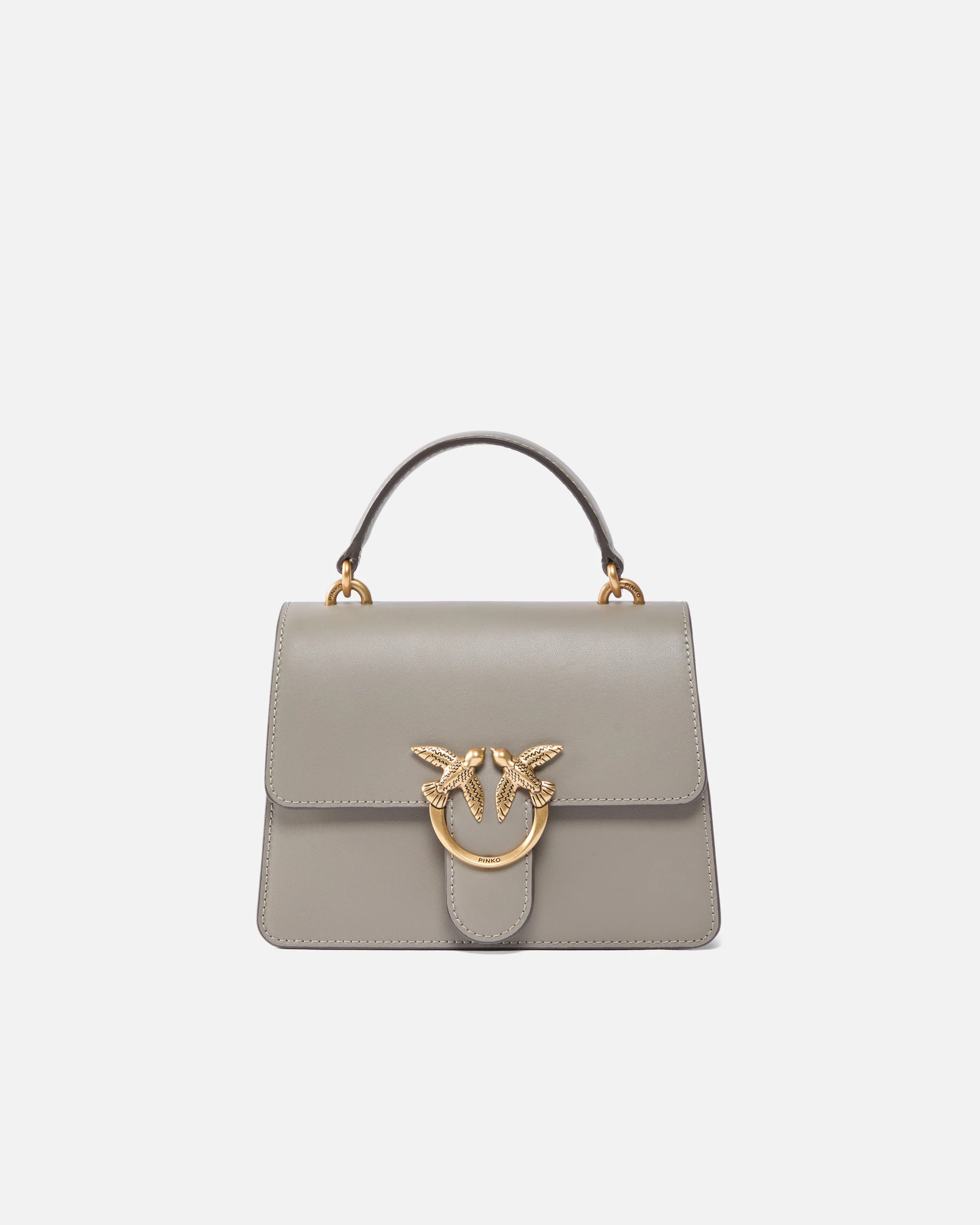 MINI HANDBAG LOVE BAG TOP HANDLE IN LEATHER - 1